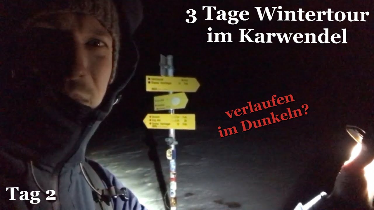 Schneeschuh-Wintertour Tag 2: Karwendelhaus über Falkenhütte zur Lamsenjochhütte