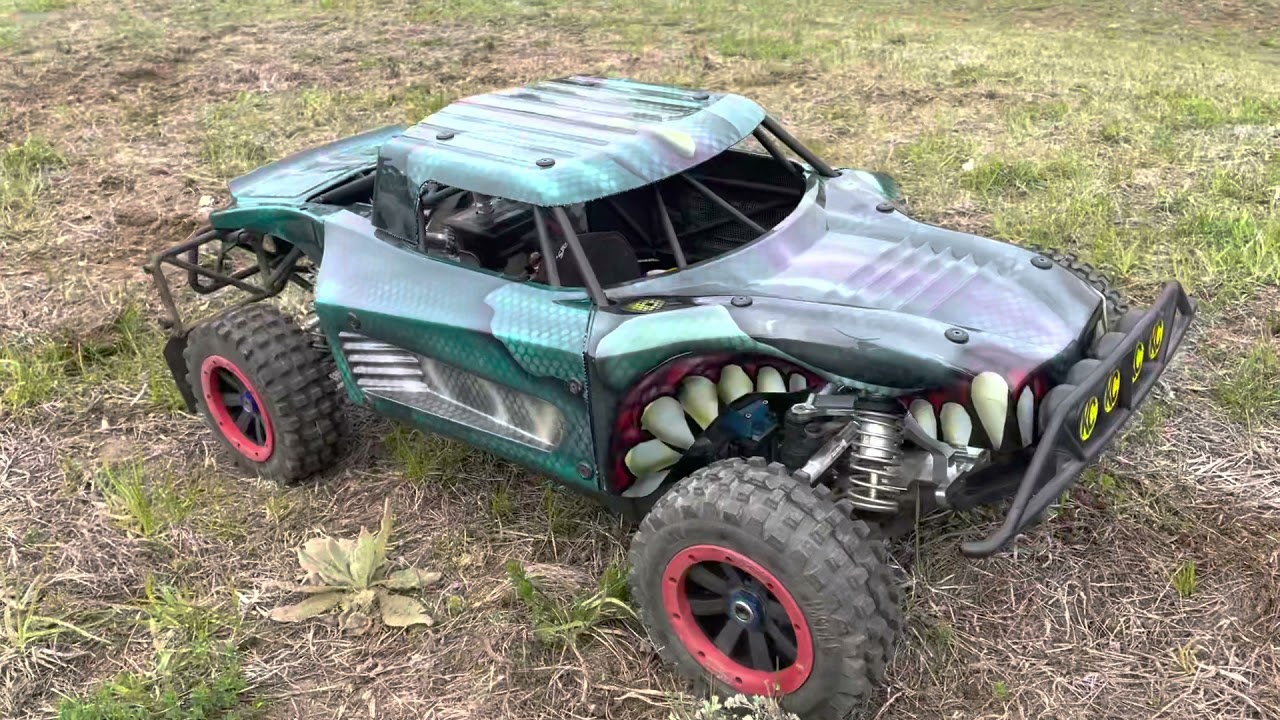 Outlaw Hybrid Losi 5ive Baja with OBR 34 reed first run