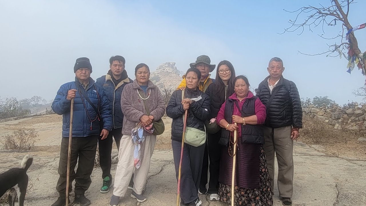 Bodhgaya day 10 vlog. Trekking to jae seRey pae thuten. Family trip.