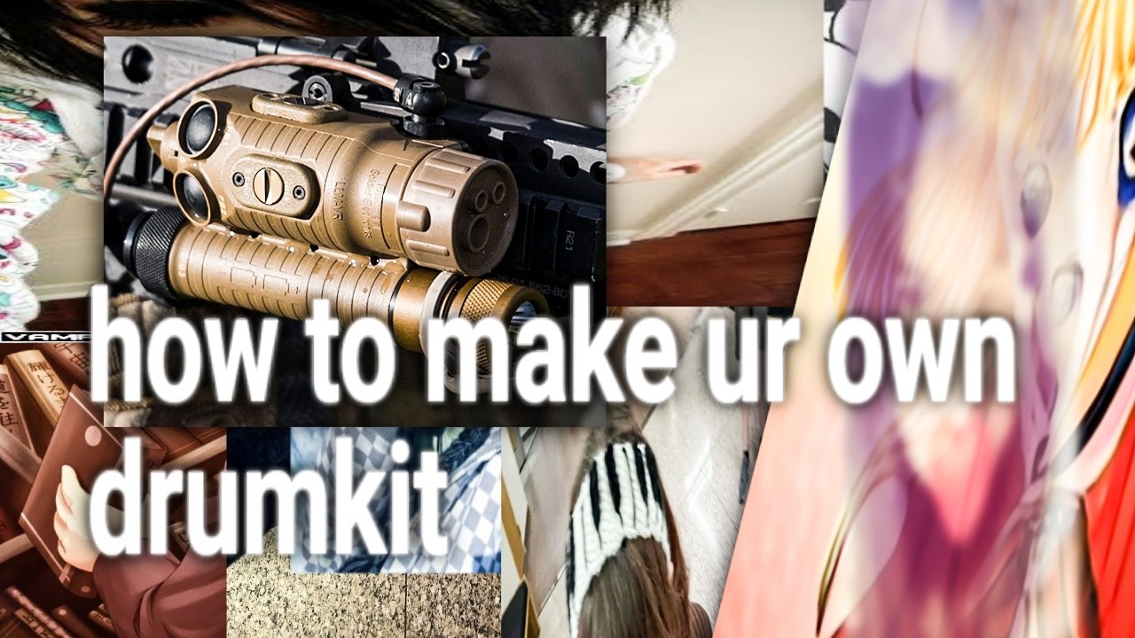 how to make ur own drumkit which will cost $15  (ULTRA EASY)