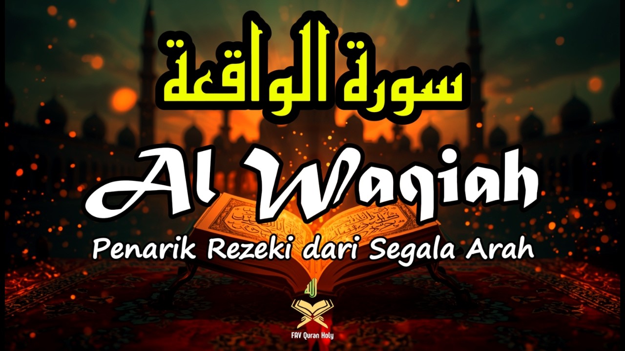 SURAH AL WAQIAH سورة الواقعة | Beautiful Quran Recitation to Attract Rizq & Calm the Heart