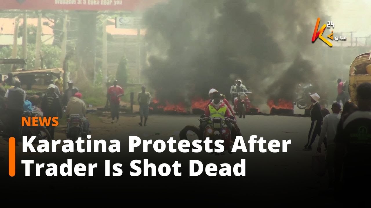 В Каратине разгорелся скандал после того, как полицейский смертельно ранил торговца.