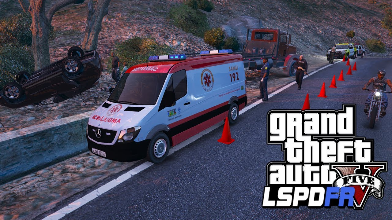 GTA V Rotina Policial: Acidente Criminoso procurando o responsável - PMESP Ep.209 MOD POLICIA