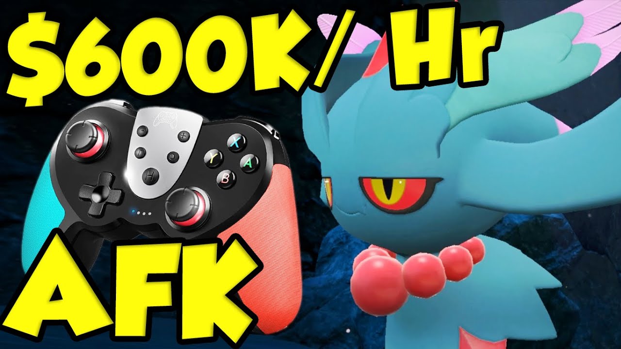 Найден лучший способ заработка денег в Pokemon Scarlet and Violet! AFK-ферма для заработка денег ...