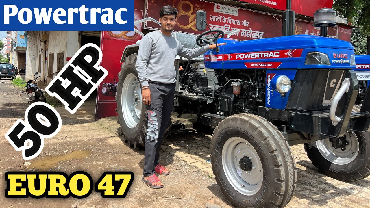 New Powertrac Euro 47 👌PowerHouse✅ Features & Specifications | Full Review 👍