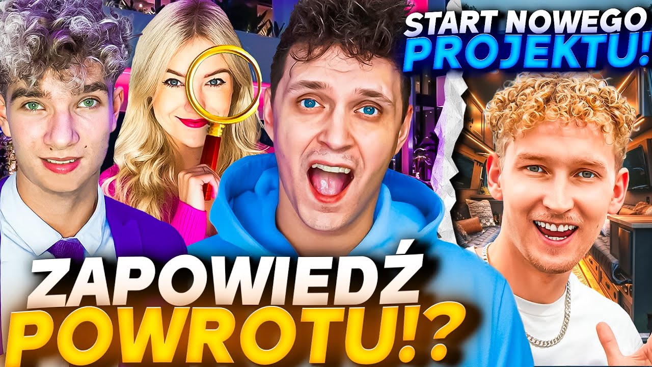 VITO MINECRAFT WRÓCI DO INTERNETU? (START NOWEGO PROJEKTU KALUCHA, BELLA, MRBEAST, REVO, ELOMORDO)