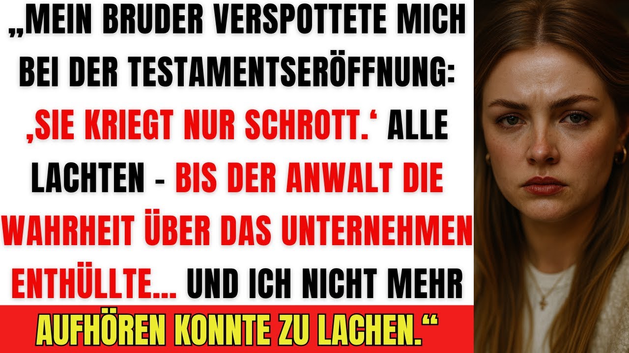 Mein Bruder verspottete mein Erbe – bis der Anwalt SEINEN Albtraum offenbarte