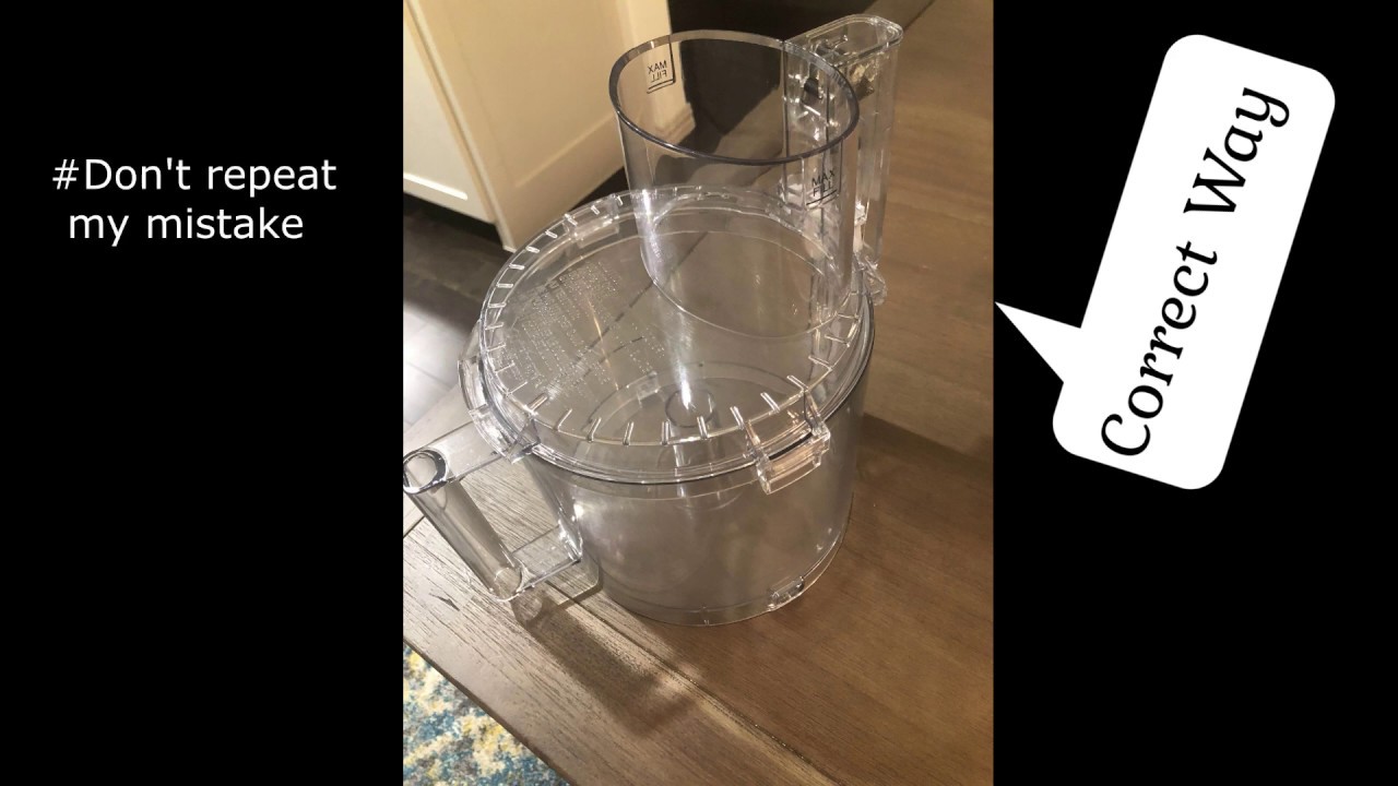 Mistake While Handling Cuisinart Food Processor-1