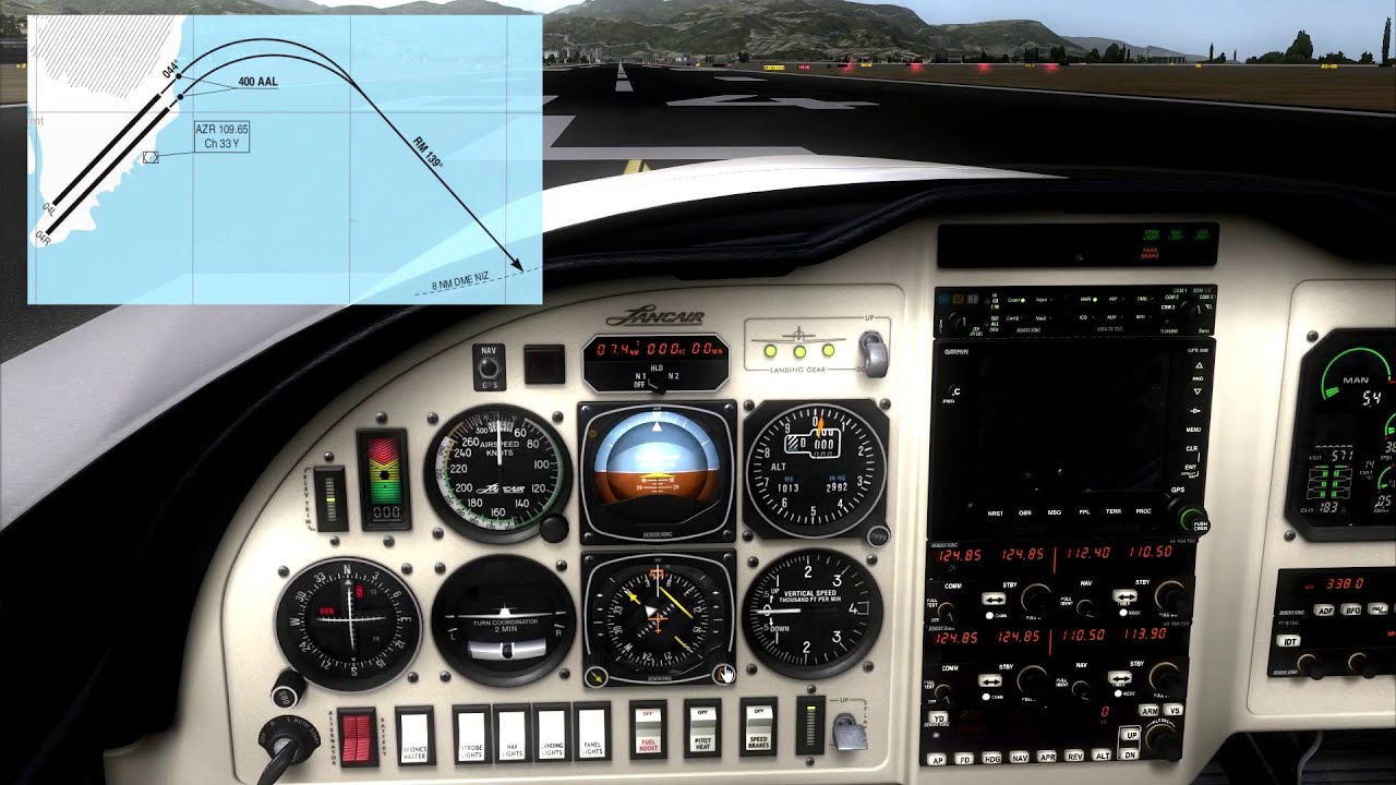 FSX | Praeto School - Vol IFR complet sans FMC