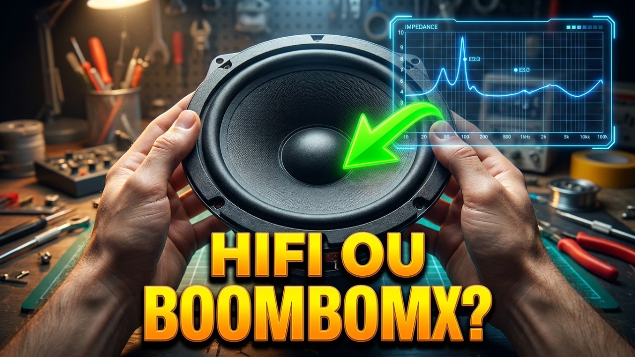 Achei uma caixa acústica GRADIENTE W-20 do TK33 no lixo!! Serve para uso HIFI ou BOOMBOX?????