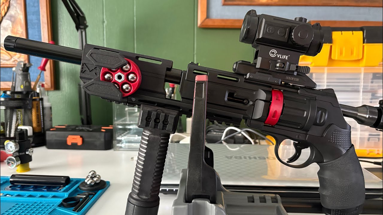 Umarex TR50; sniper and tuning barrel extensions, combined 16 inch barrel