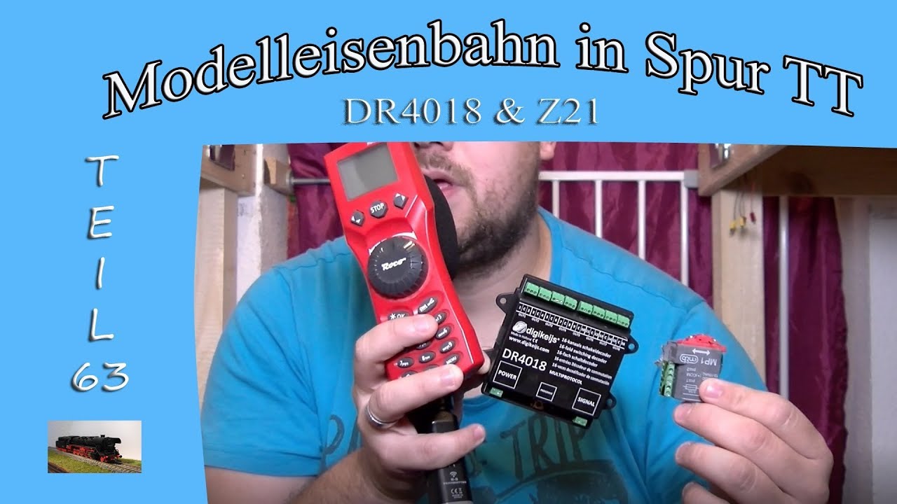 Modelleisenbahn in Spur TT - Teil 63 - DR4018 & Z21
