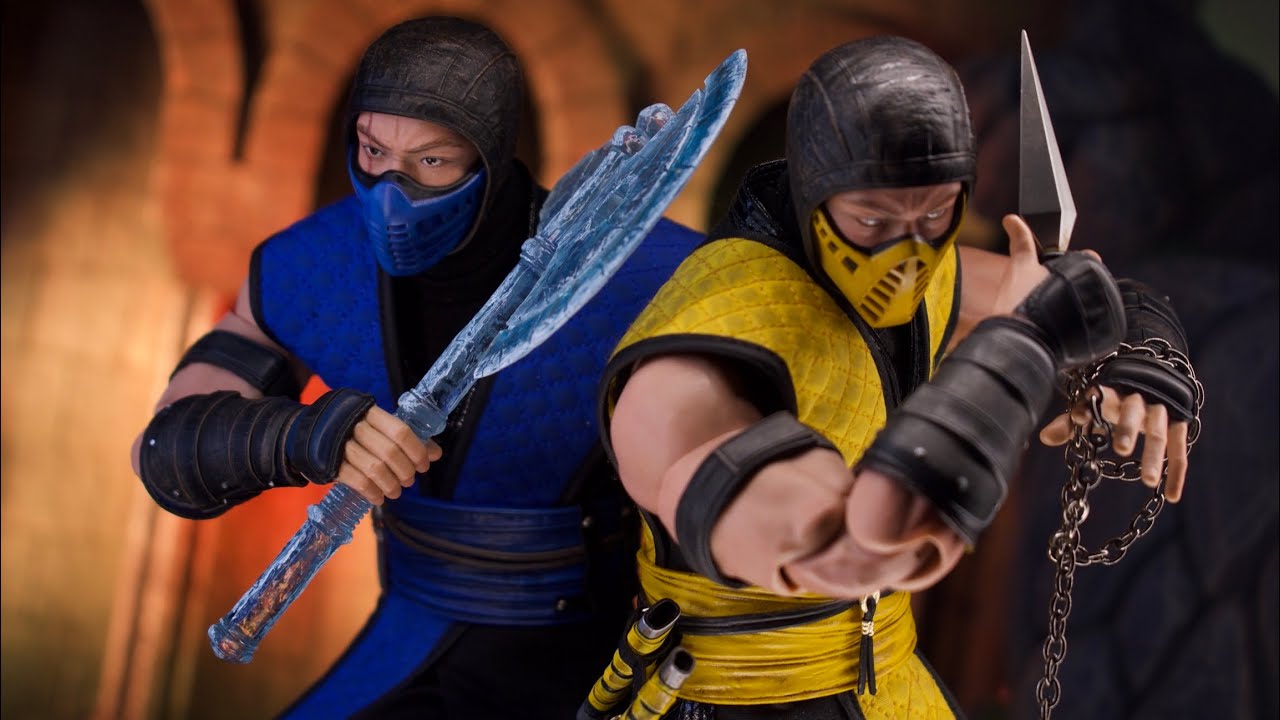 DOUBLE REVIEW Storm Collectibles Mortal Kombat 11 1:6 Scale Sub Zero & Scorpion Review