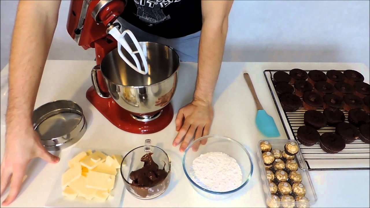 Recette des cupcakes Nutella Ferrero Rocher - William's Kitchen
