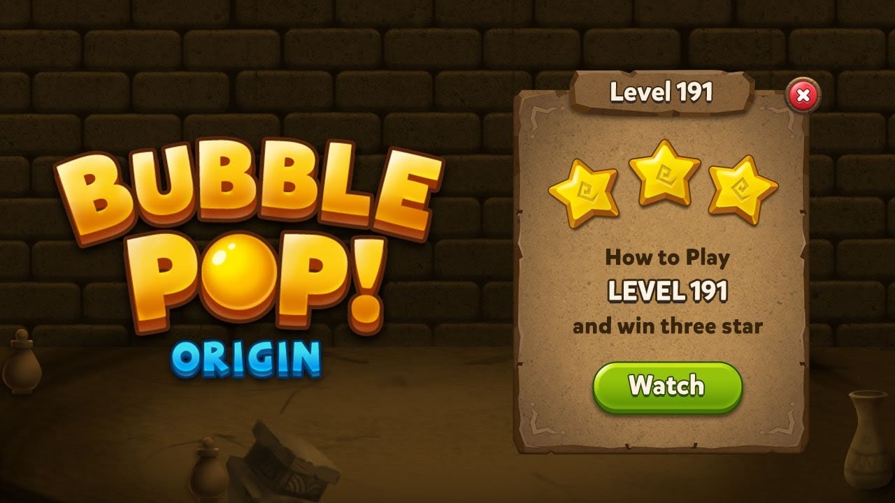 #191 Bubble Pop Origin Puzzle Game