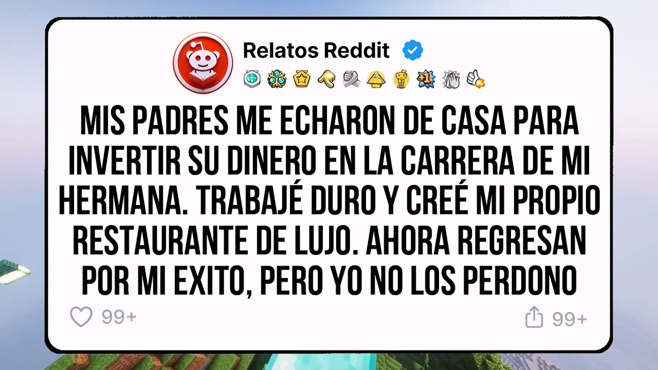 Mis padres me echaron de casa para invertir su dinero en la carrera de mi hermana. Trabajé duro y...