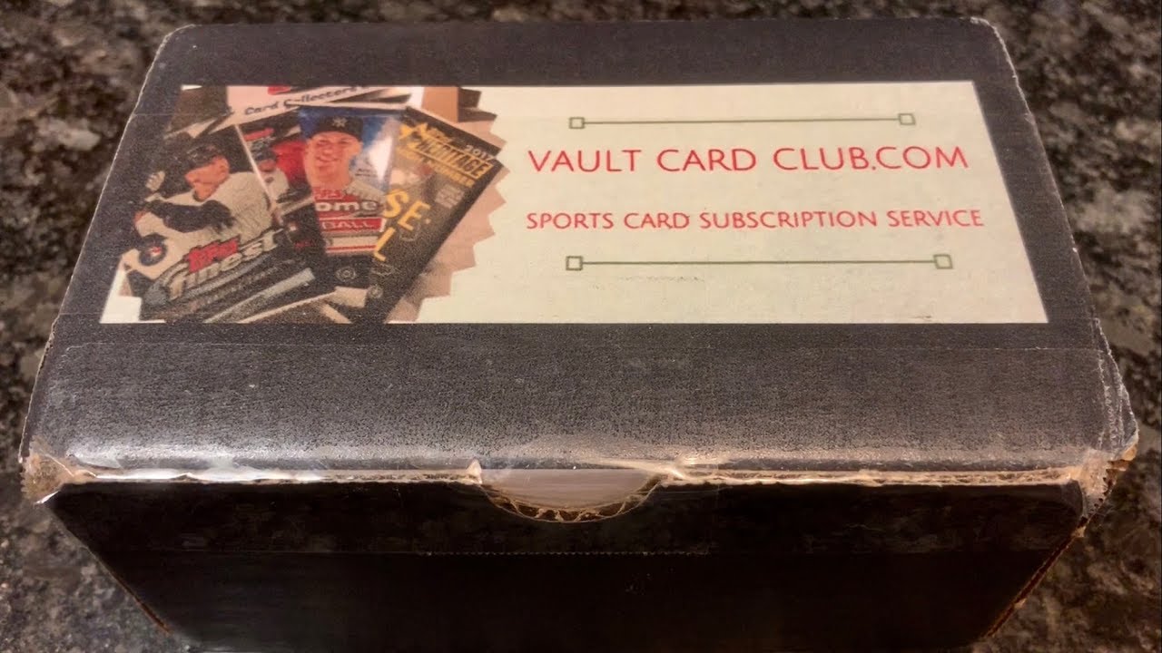 THE VAULT CARD CLUB SUBSCRIPTION BOX REVIEW (Baseball Card Edition)