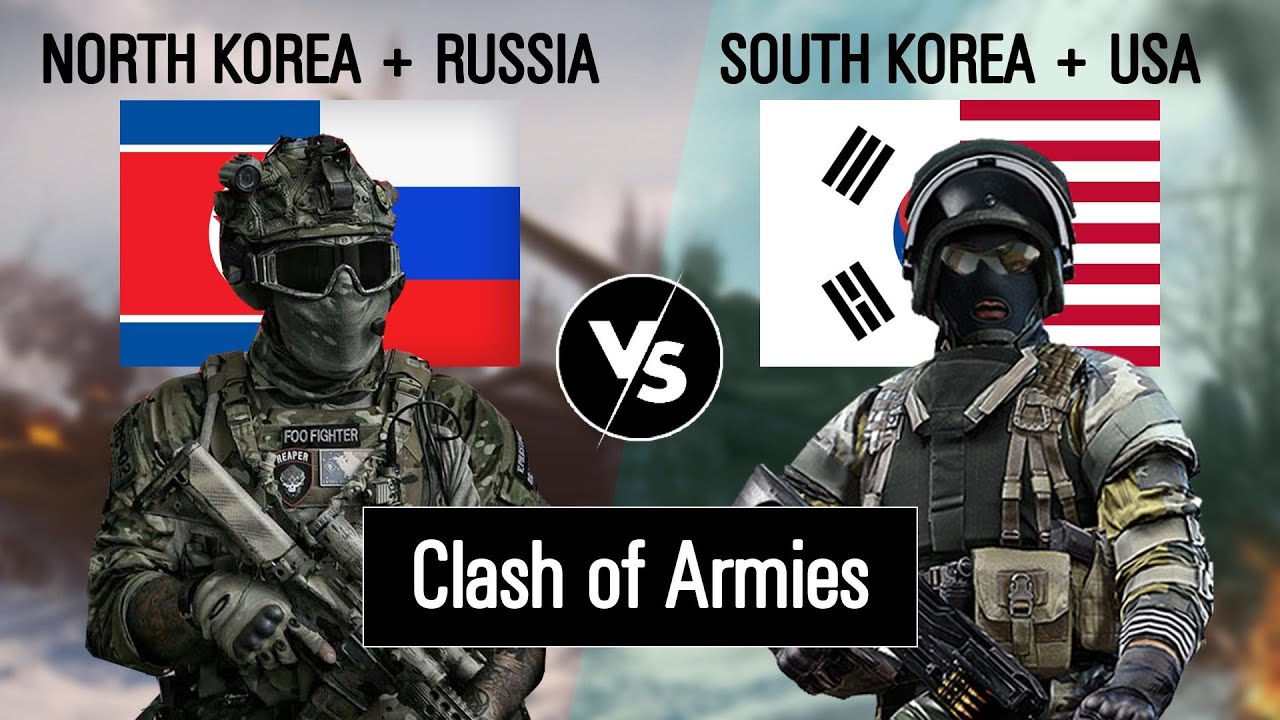North Korea & Russia vs South Korea & USA Military Power Comparison( Military Power Comparison)