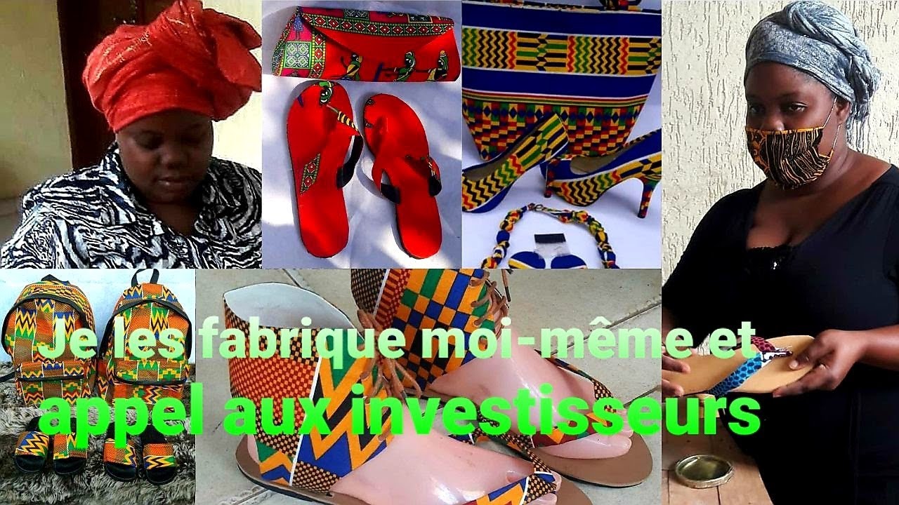 Découvrez les Créations de cette Jeune Dame dans les Chaussures à la Mode Internationale MadeinTogo