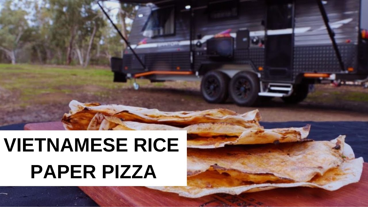 Vietnamese Rice Paper Pizza by Khanh Ong