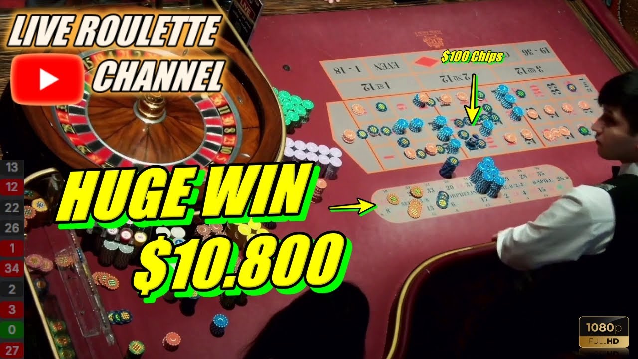 🔴 LIVE ROULETTE |🚨 HUGE WIN 💲10.800 In Las Vegas Casino 🎰 $100 Chips Inside Session ✅ 2025-04-29