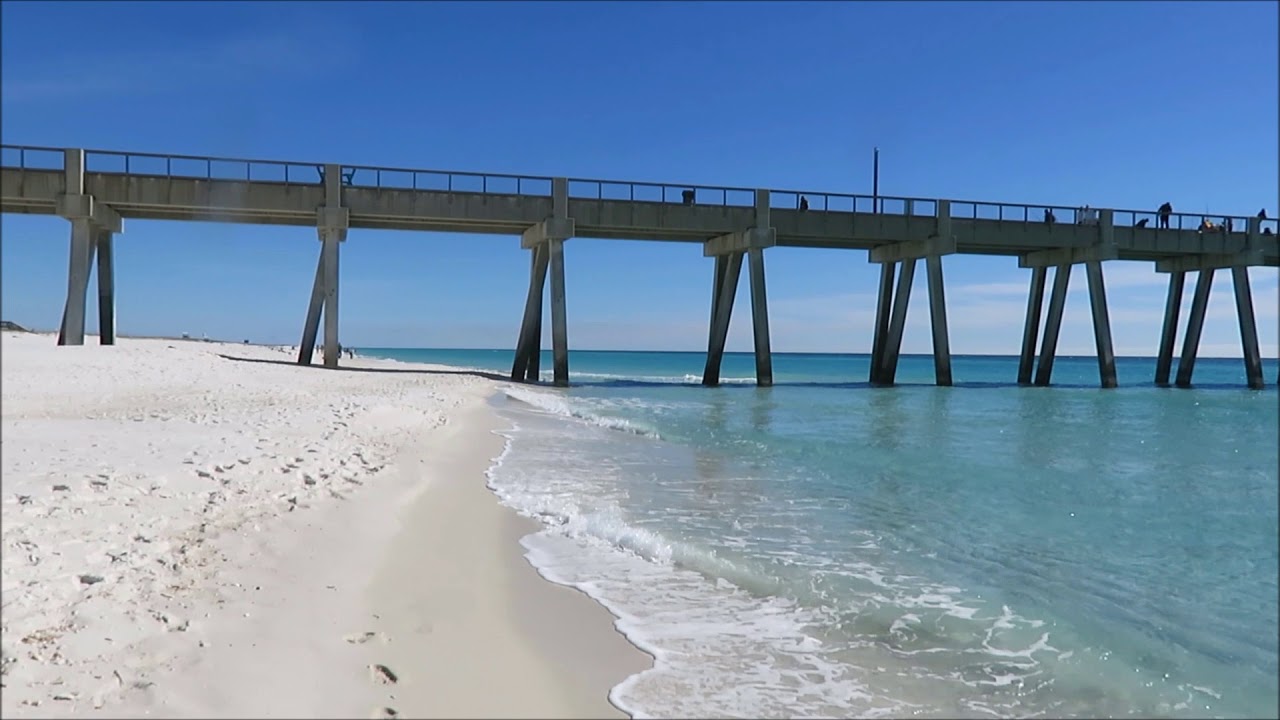 Morning Walk on Navarre Beach FL Jan 25 2018