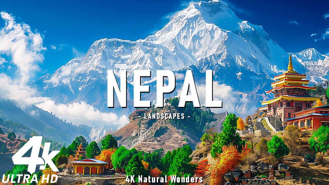 Непал 4K - Величественные Гималаи, духовные пейзажи крыши мира