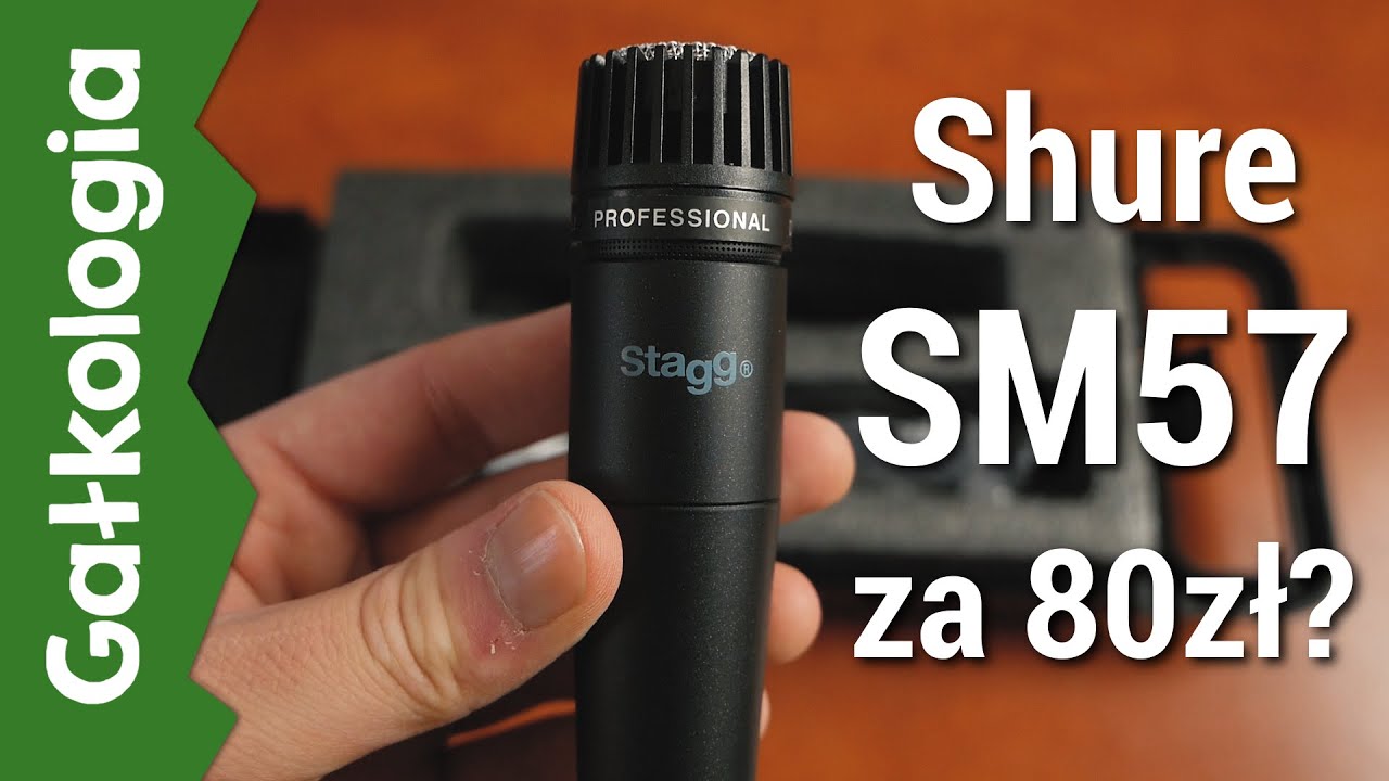 SHURE SM57 za 80zł? - Stagg SDM70 - mikrofon dynamiczny!
