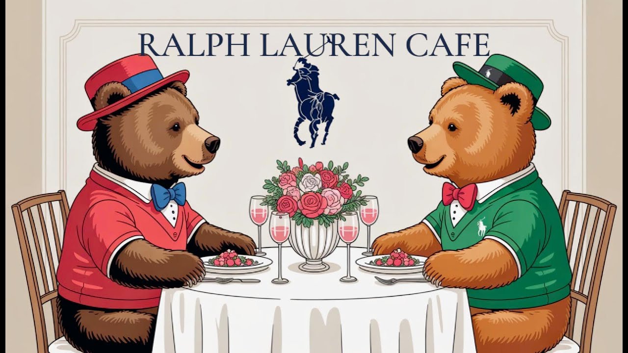 Ralph Lauren Café Ambiance with Iconic Polo Bears