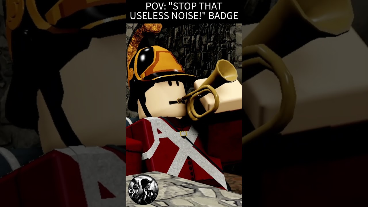 "STOP THAT USELESS NOISE!" but in Guts and Blackpowder