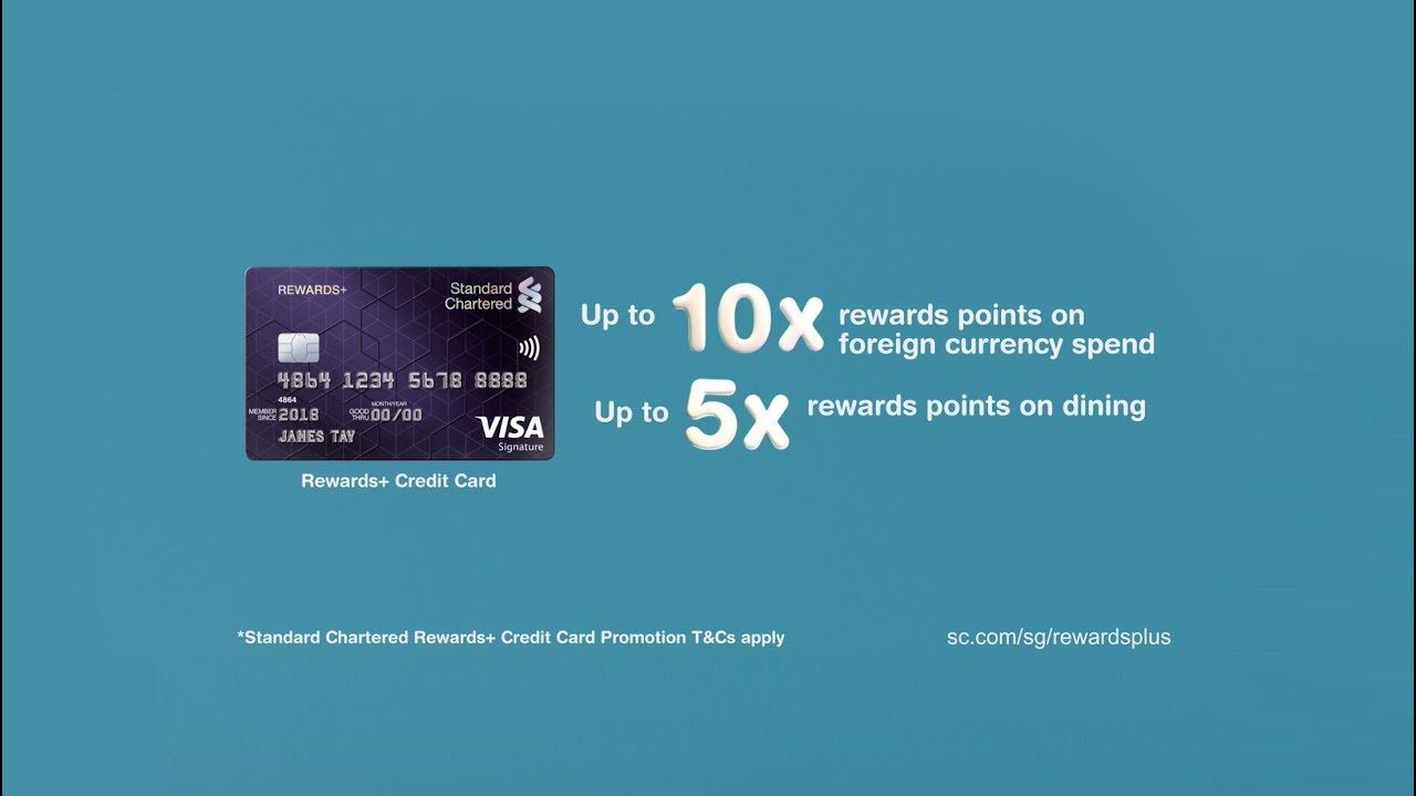 Upsize your life with the new Standard Chartered Rewards+ Credit Card
