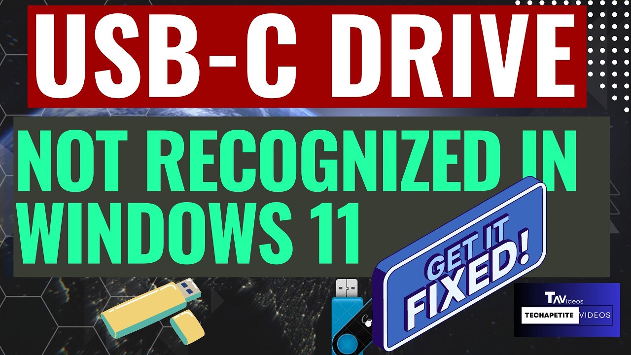 USB-C Not Recognized in Windows 11 - Fix & Troubleshooting