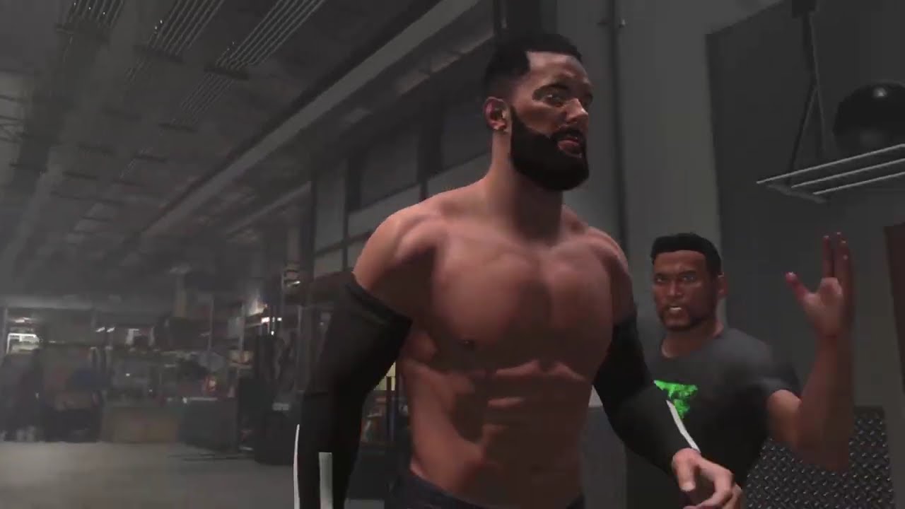 Playing WWE 2K25 myRise today