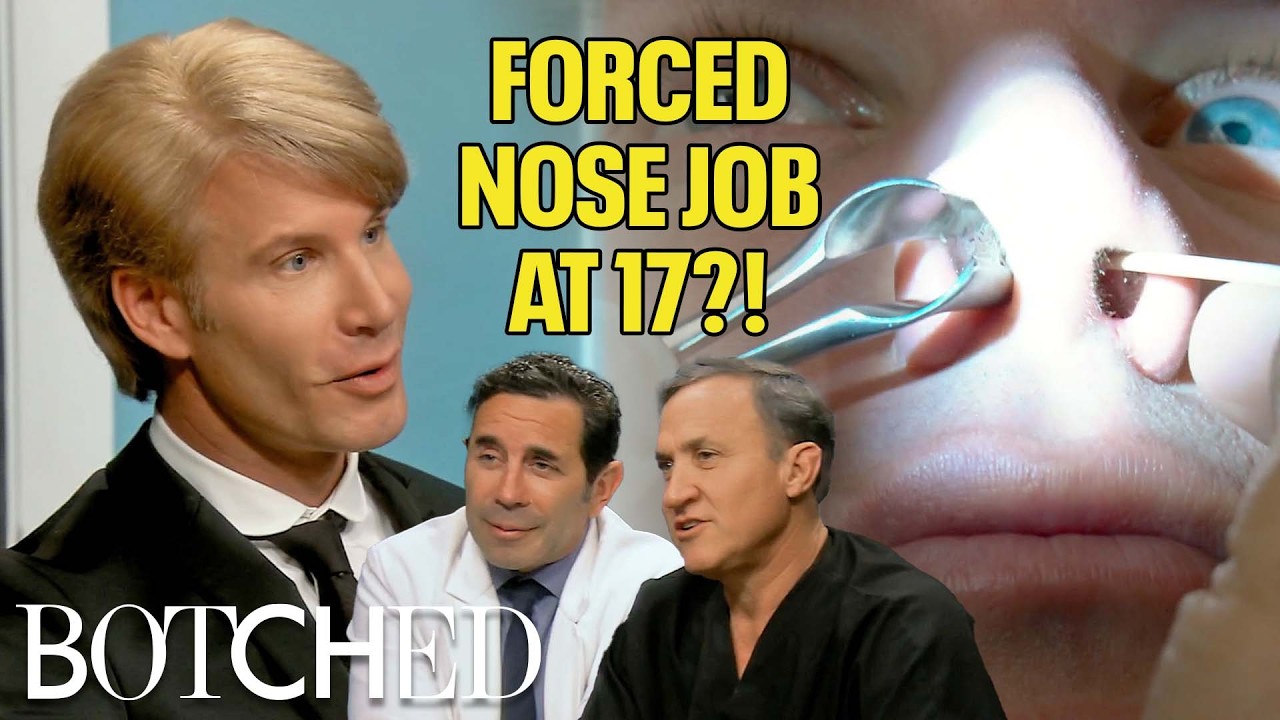Robert's Mom FORCED Him To Get A Nose Job at 17 Years Old?! | Rejected By Botched | E!