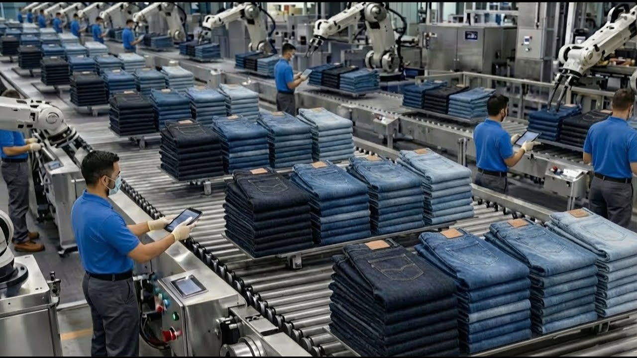 Inside the Denim Jeans Manufacturing Process  From Cotton to Finished Jeans