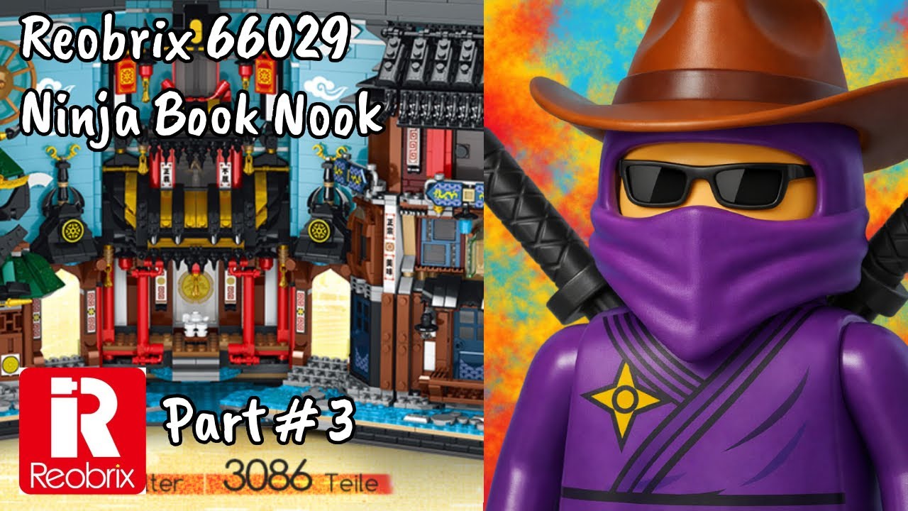 🔴 Reobrix Ninja World Book Nook Build-together #RB66029 Part #3