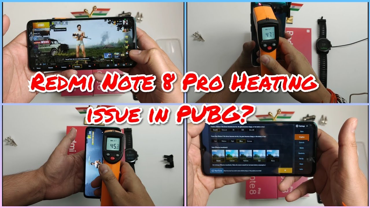 Redmi Note 8 Pro Heating issue while playing PUBG or not ?