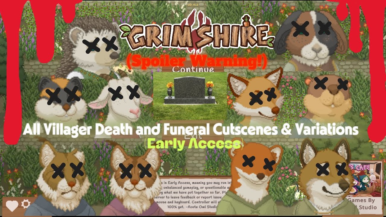 ALL Villager Death & Funeral Variants in Grimshire (Early Access)