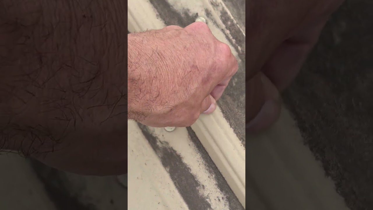 Metal roof inspection  