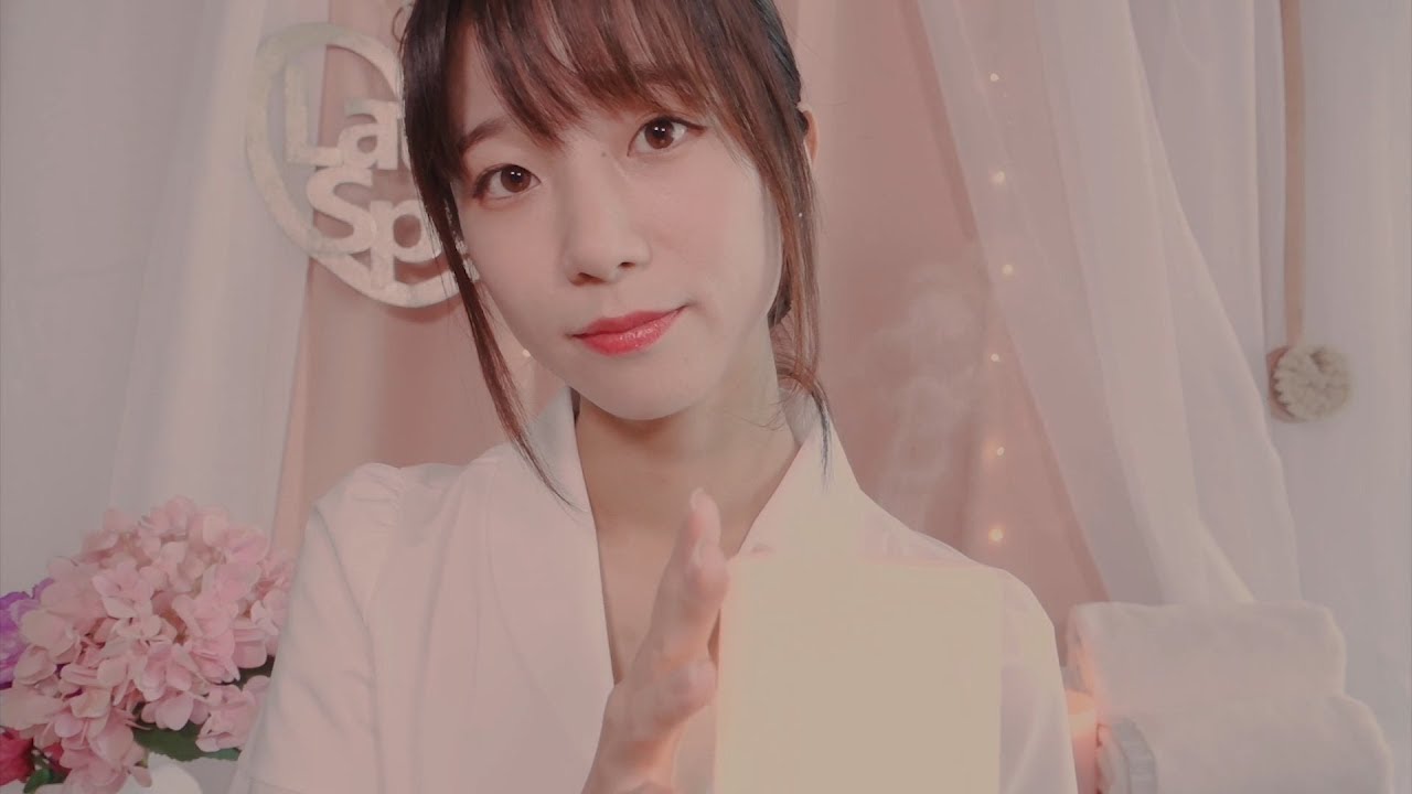安らかなスパフェイシャルトリートメント🌸/ ASMR Japanese エステ