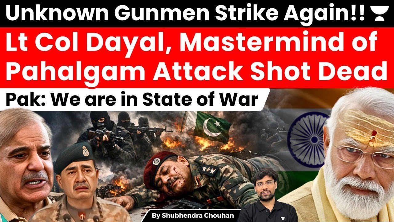 Unknown Gunmen Kill Pahalgam Attack Mastermind Lt Col Dayal | Pak Claims State of emergency
