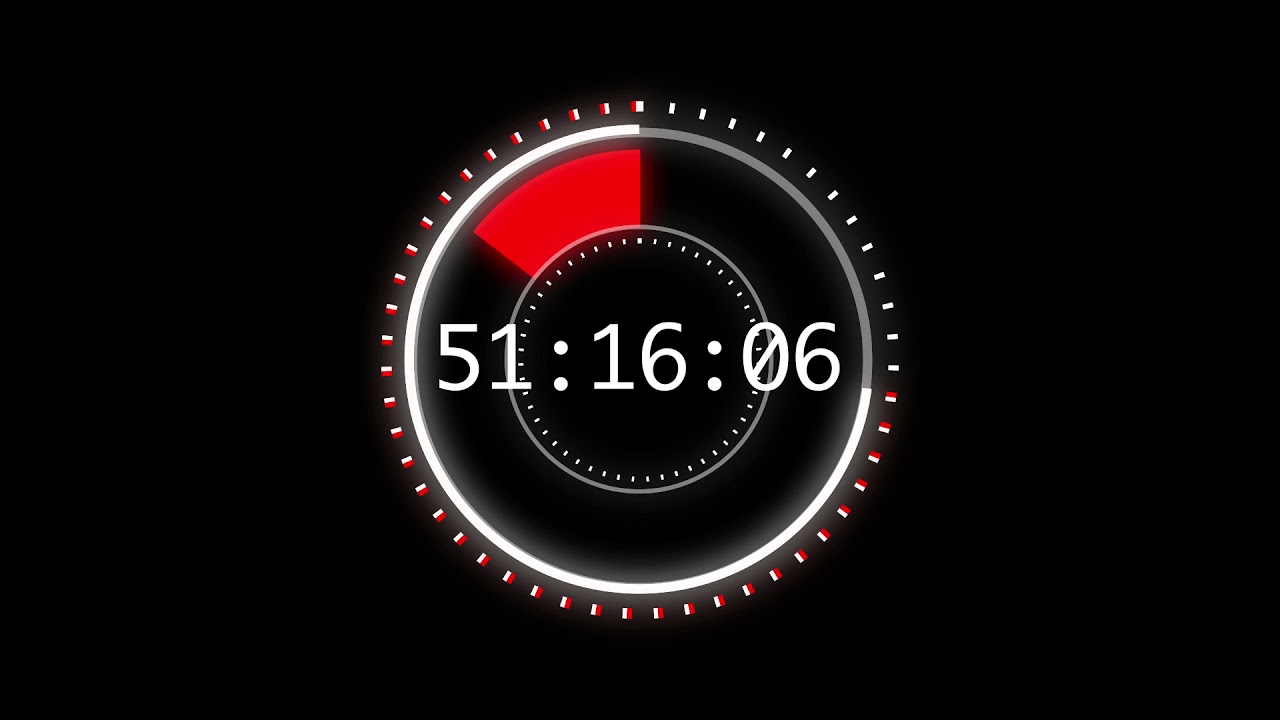 Free Count down timer 60 mins for workouts or escape rooms