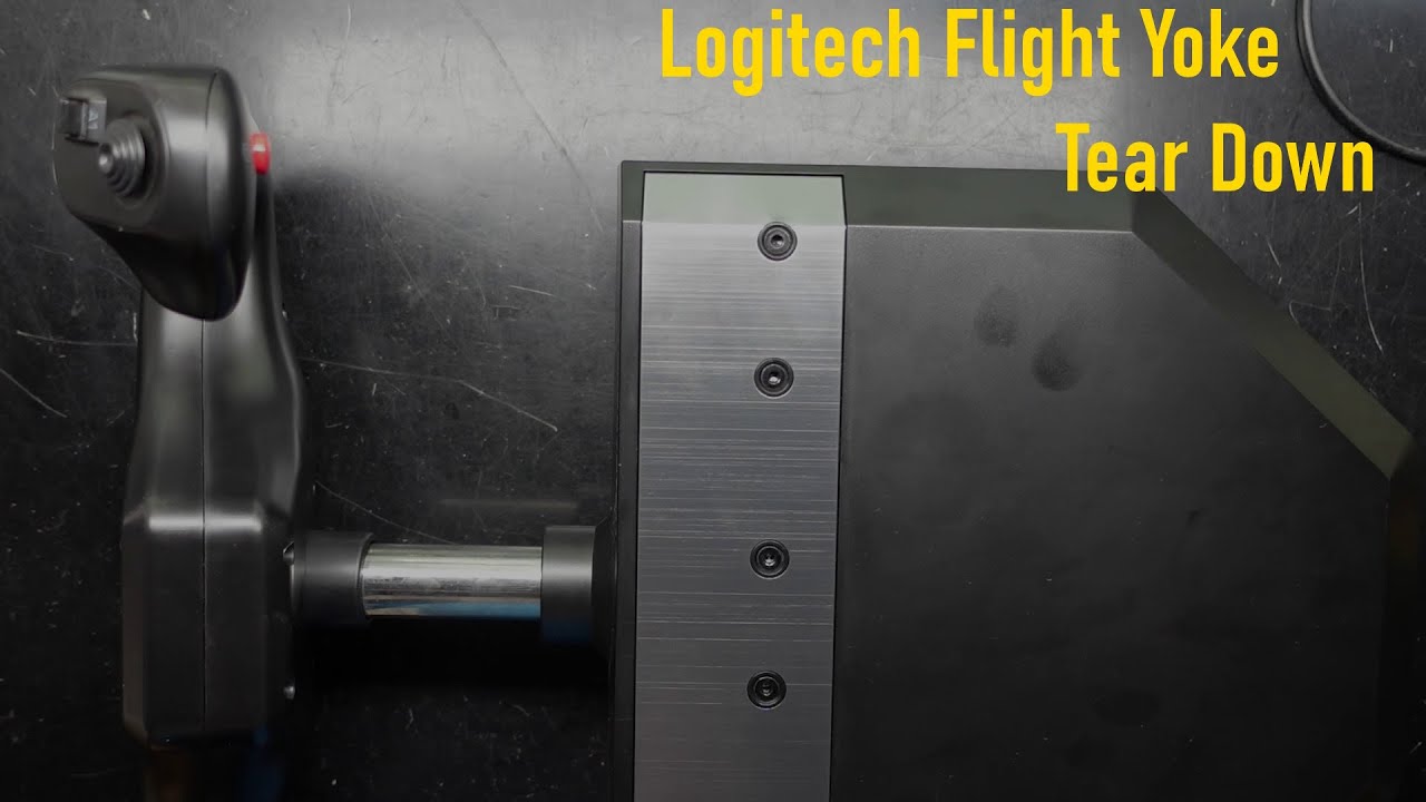 Logitech flight yoke teardown