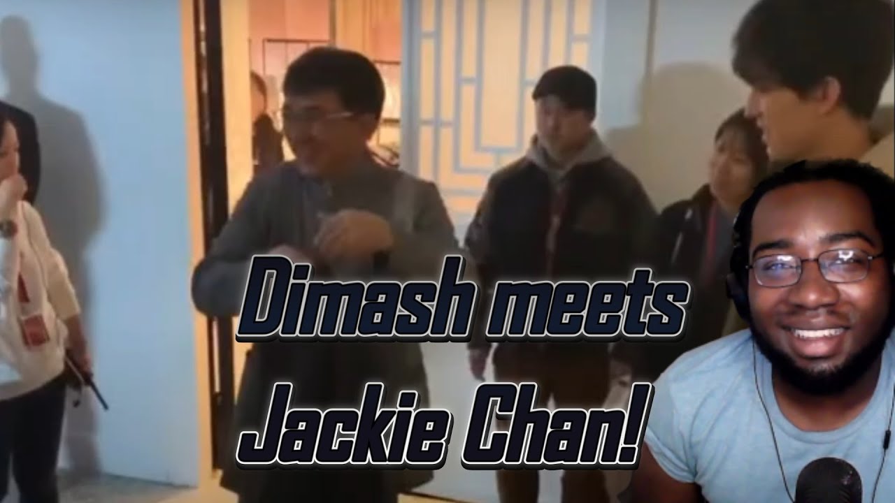 Dimash meets Jackie Chan! Reaction #dimash #dimashreaction #jackiechan