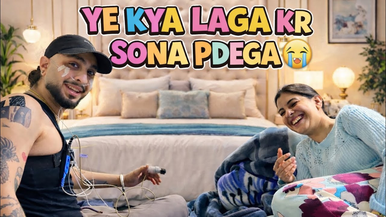 Ye kya laga kr sona pdega mujhe😭 || jaigo gill vlogs