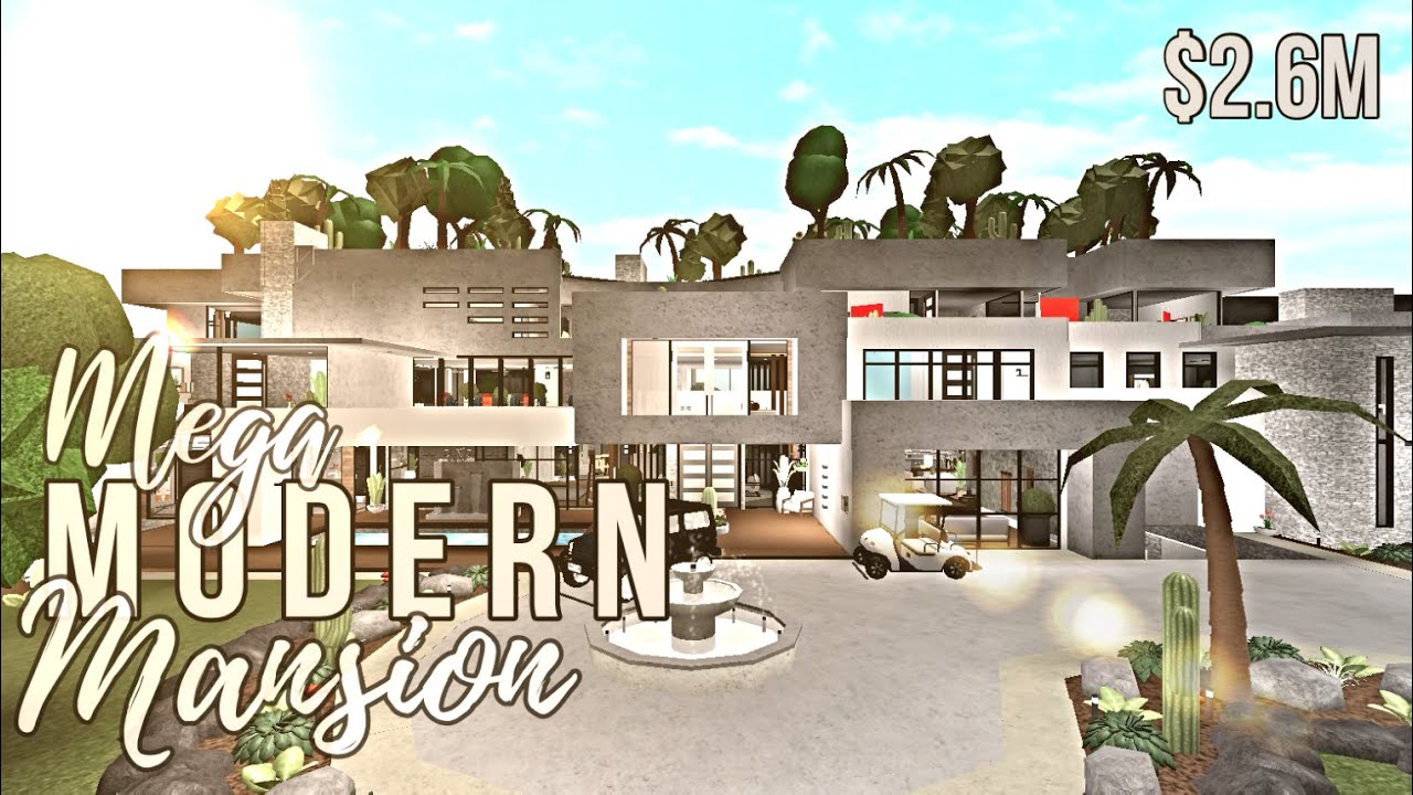 Bloxburg: $2.6M MEGA MODERN MANSION TOUR | Roblox