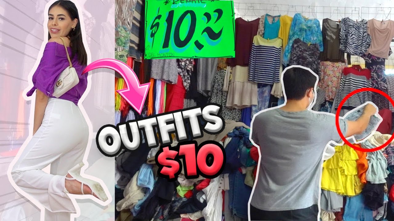 OUTFITS con ROPA del TIANGUIS *MI NOVIO los ESCOGE*