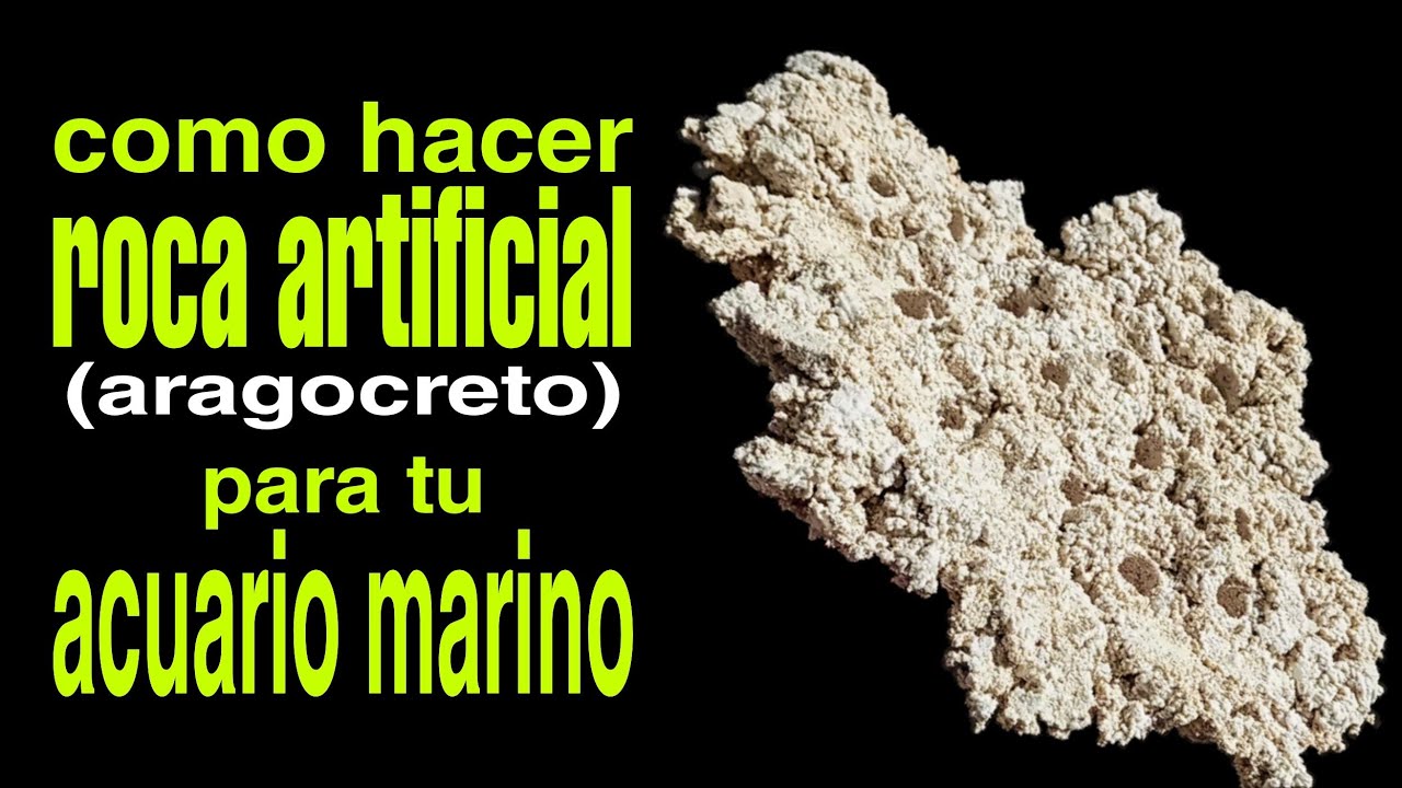 como hacer roca artificial para tu acuario marino o ciclidos