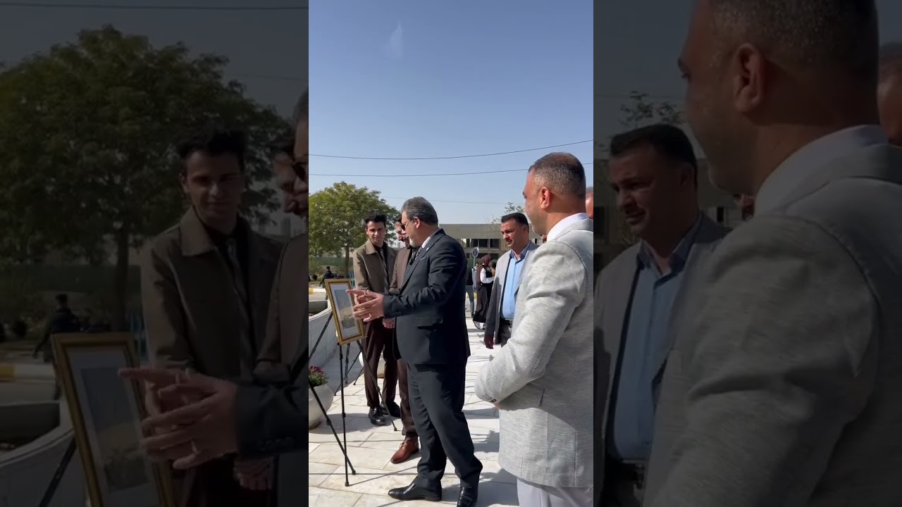 🔴 مشاركة طلاب كلية الزراعة بمعرض الأعمال الفنيه بجامعة كربلاء