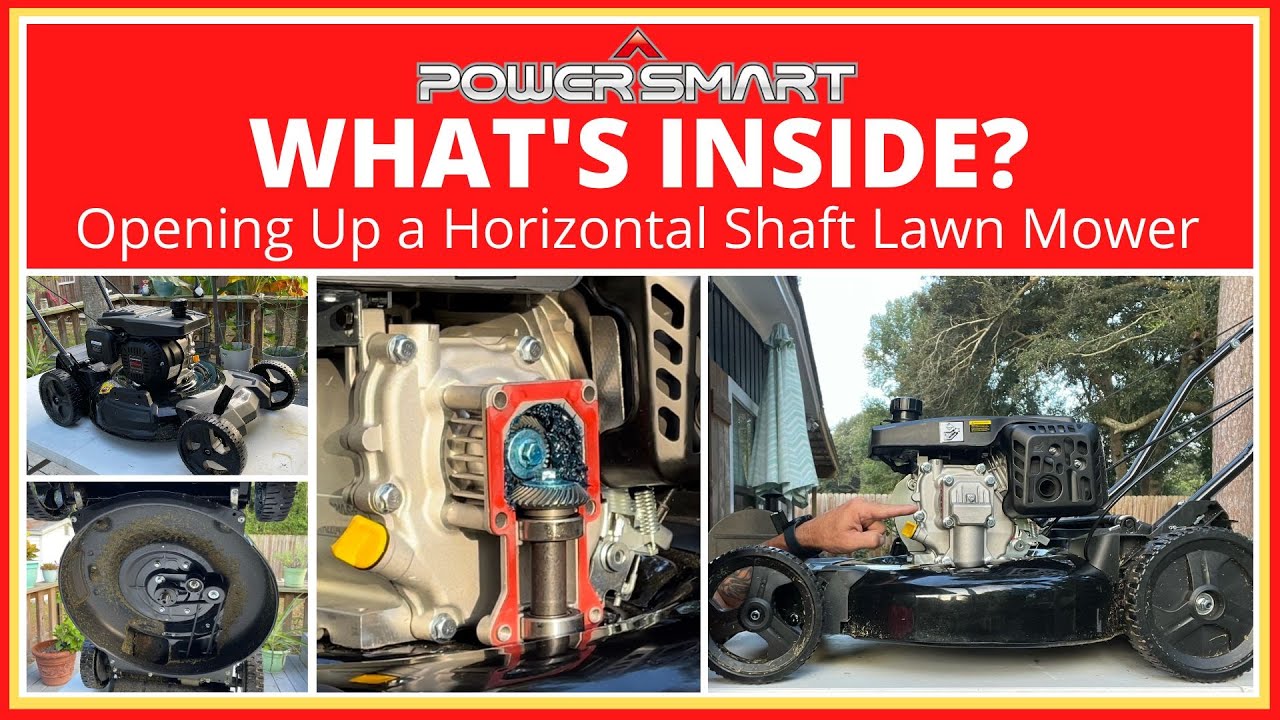 WHAT'S INSIDE? Opening up a Horizontal Shaft Lawn Mower Engine | How Does It Work?